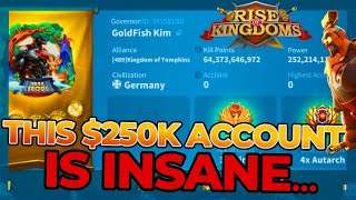 THIS $250K KRAKEN ACCOUNT IS CRAZY!! Rise of Kingdoms (Goldfish Kim Account Review)