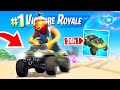 Je RESTE 24h en MINI VOITURE de MAJOR pour TOP1 ! (Défi Fortnite Saison 5)