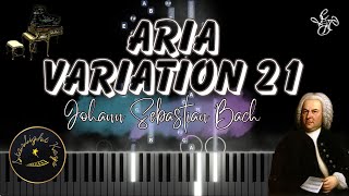 Aria Variation 21 (Canone alla Settima) - Johann Sebastian Bach Resimi