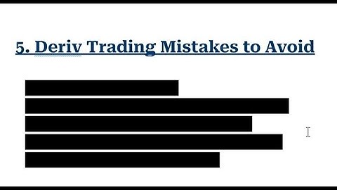 Watch this before trading on Deriv