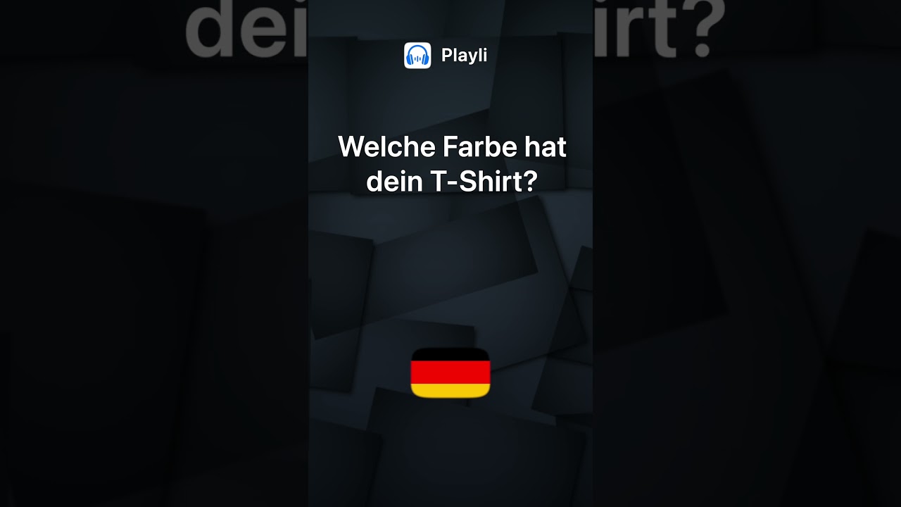 Аудирование по-немецки &ndash; Чёрный подходит ко всему.