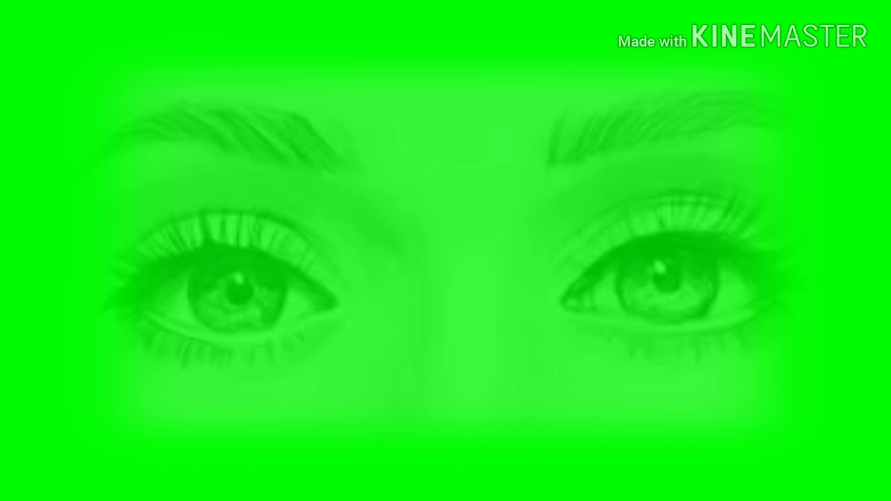 green screen blinking eyes - YouTube