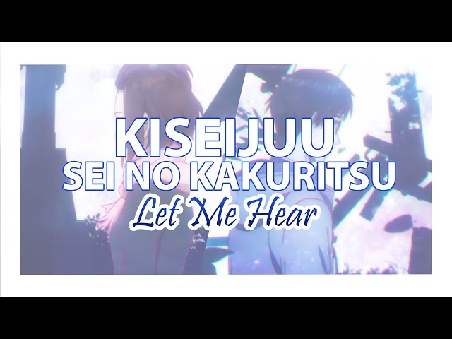 Kiseijuu: Sei no Kakuritsu Opening Full 「LET ME HEAR」- (Legendado) PT-BR 