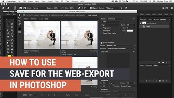 How to Use the Save for the Web - Export in Photoshop