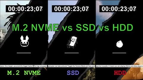 M.2 NVME vs SSD vs HDD Loading Windows 10 and 5 Games