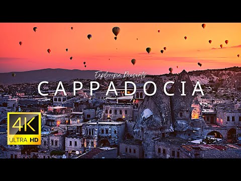 Cappadocia, Turkey 🇹🇷 in 4K ULTRA HD HDR 60FPS Video by Drone