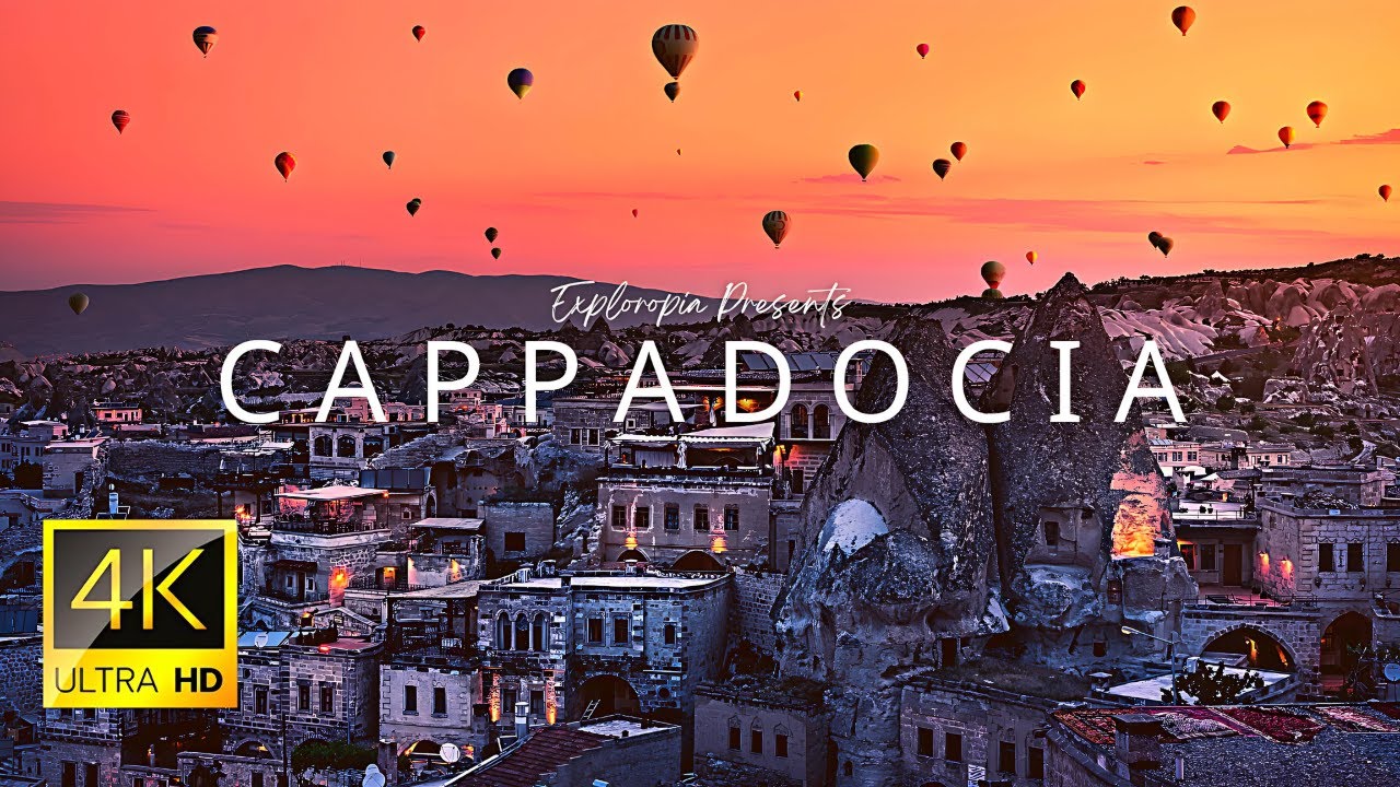 Cappadocia, Turkey 🇹🇷 in 4K ULTRA HD HDR 60FPS Video by Drone