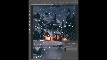Snow Effect in Photoshop #Photoshop #photoshoptricks #photoshoptutorial