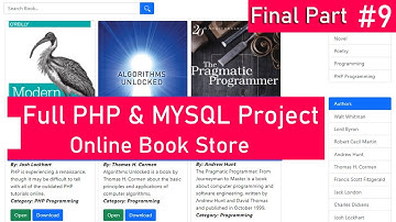 Online Book Store - Full PHP & MYSQL Project - Part 9