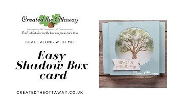 Easy Shadow Box Card Tutorial | DIY  Funfold card@createdtheottaway