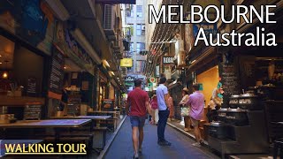 🔥 40°C Summer in Melbourne CBD | Walking Tour from Flinders Lane to Lonsdale Street | Australia 4K