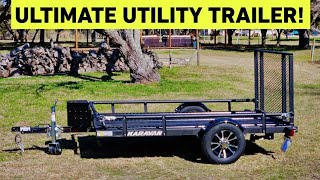 DONE! Karavan 5x8ft Utility Trailer gets all its upgrades!