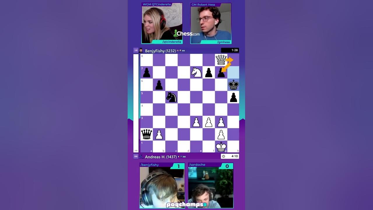 Chess.com - the PogChamps stream is LIVE with Anna Cramling and