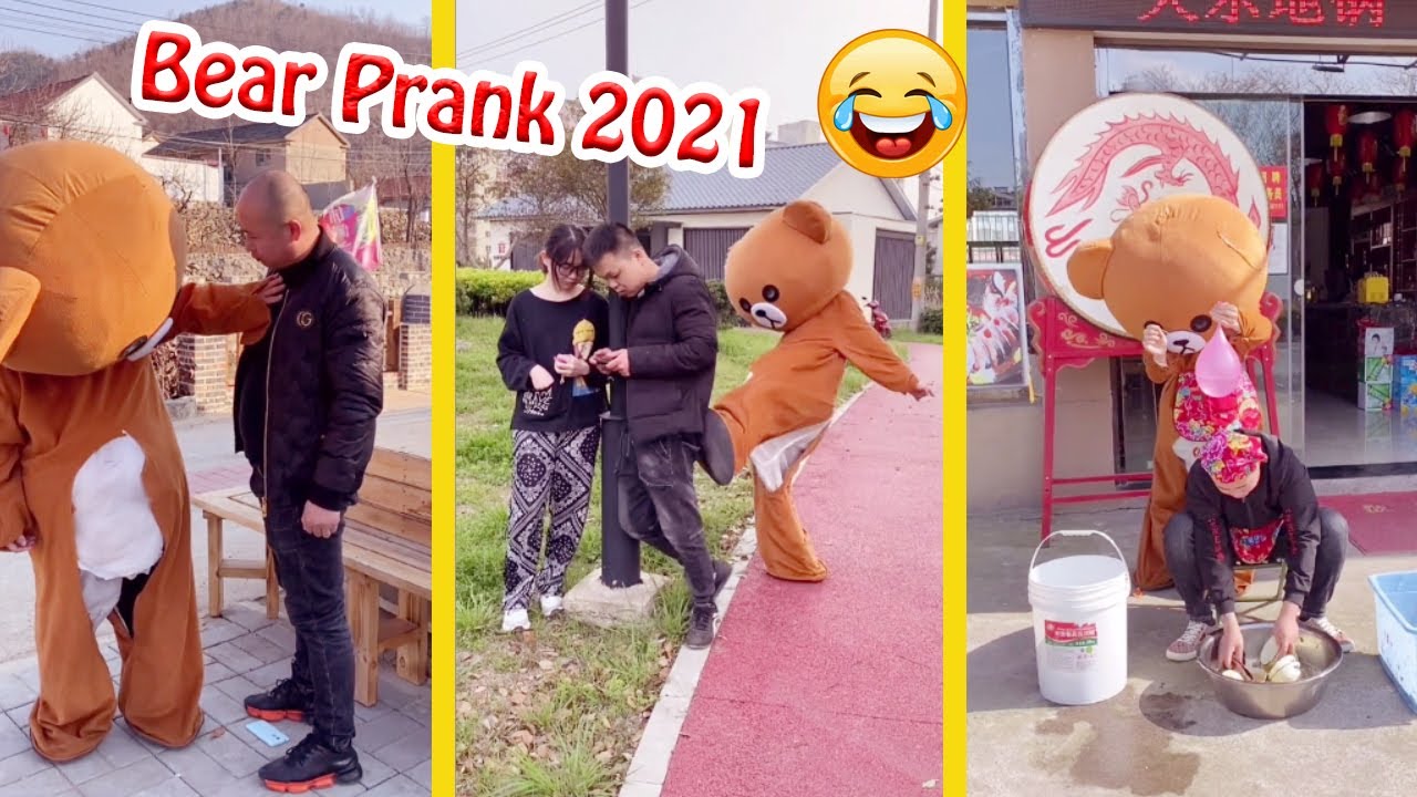 Amazing Bear Prank Funny Videos😂😂😂 / Supper laugh Videos😂😂 / Bear