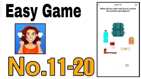 Easy  Games Level 11 - 20 Walkthrough Solution / The Games