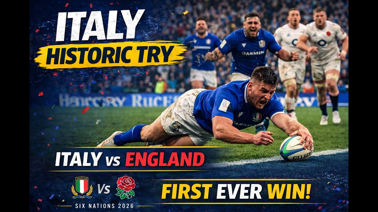 ENGLAND vs ITALY Six Nations Clash Highlights - YouTube