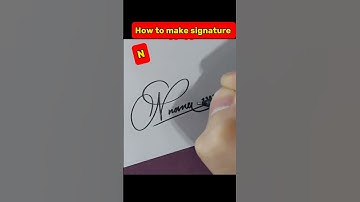 We Need to Talk About How to draw N Names signature|| Faiz signature