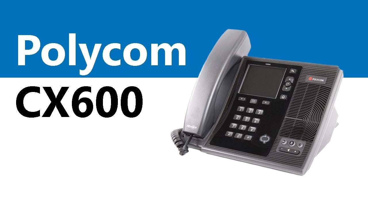 The Polycom CX600 IP Phone - Product Overview - YouTube