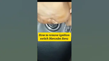 Mercedes Benz How To Remove Ignition Switch How Tecnician Mechanic Remove Ignitionswitch 
