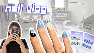 how i run my press on nail shop - WEEK IN THE LIFE VLOG 📦