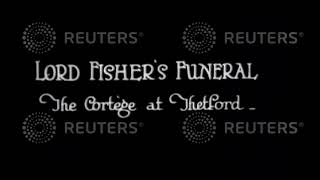 1920 The funeral of Admiral Fisher