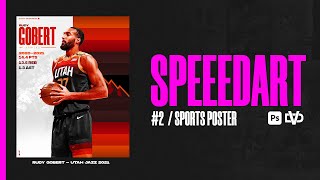 Rudy Gobert | Utah Jazz | Photoshop Speed Art #02 Rudy Gobert | Utah Jazz | Photoshop Speed Art #02
