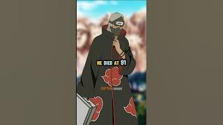 Age at each Akatsuki Died... #captainairavat