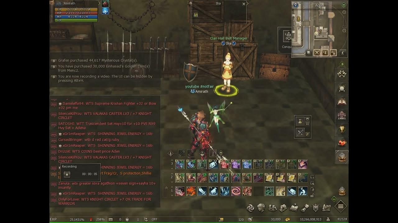 Ruler's Authority Lv. 1 Upgrade 4 /// Lineage 2 EU Core YouTube