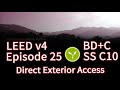 25 LEED SS C10 Direct Exterior Access (BDC v4)(healthcare only)