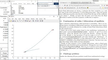 Matcont Tutorial 1 2 Equilibrium continuation and continuation of a bifurcation of codimension 1