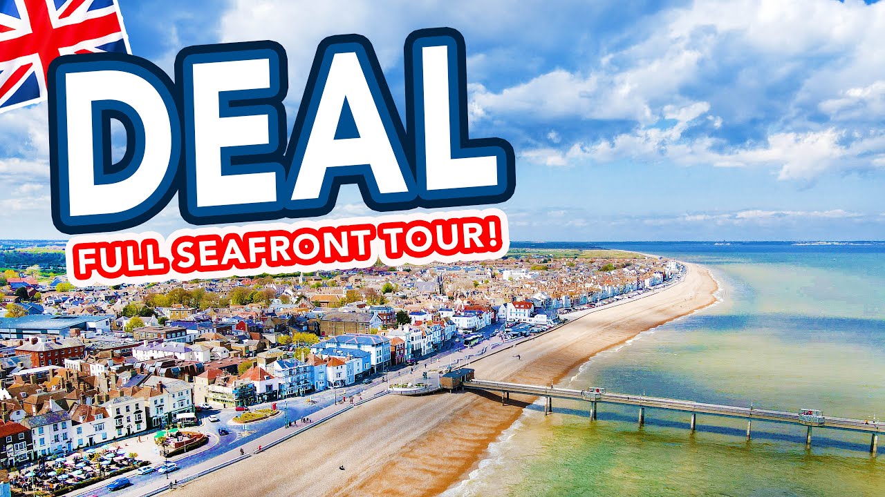 DEAL KENT Full Seafront Tour Of Seaside Town Deal Kent UK 4K Walk 
