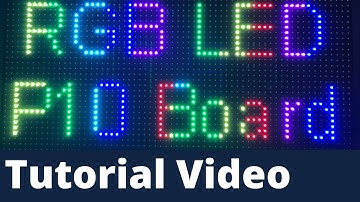 RGB P10 LED Banner WF2 Programming Tutorial video | Huidu Technology