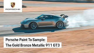 Gold Bronze Metallic Paint To Sample 911 GT3 Timelapse