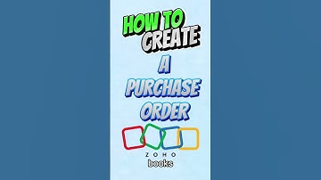 How to Create a Purchase Order in Zoho Books | Step-by-Step Guide (latest 2025)