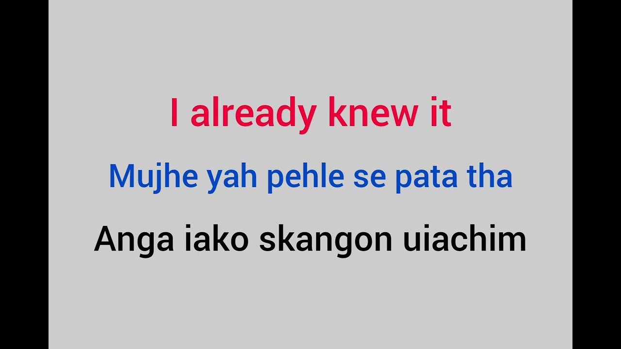 Spoken English Learning Video Grammer | English To Garo speaking 