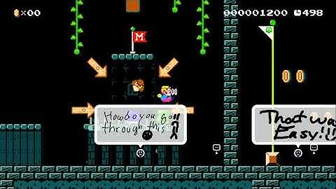 Super Wario Land by Craig ~ Miiverse - SUPER MARIO MAKER - NO COMMENTARY 1bh