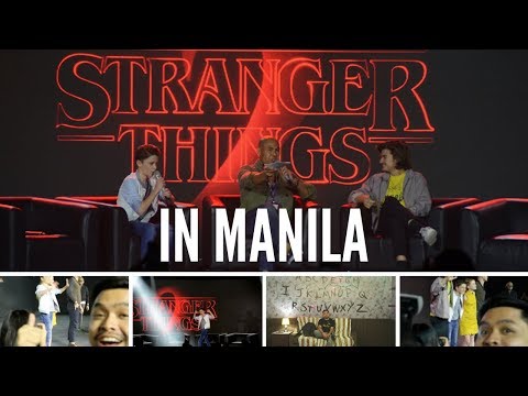 #APCCPH2017 Stranger Things cast in Manila! Noah Schnapp, Sadie Sink, Joe Keery, Dacre Montgomery
