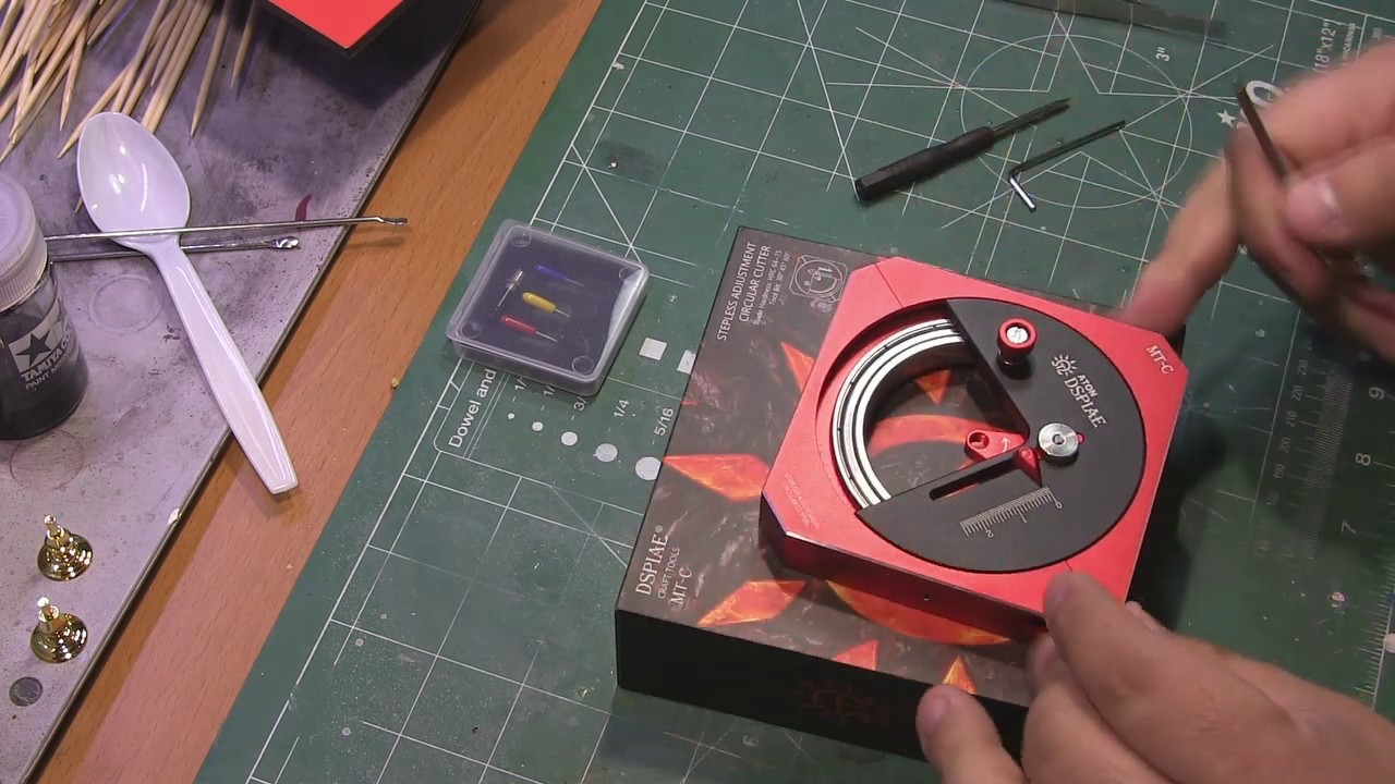DSPIAE Circular Cutter Unboxing & Assembly (モンモデル マスキングテープ用サークルカッターの開封と組み立て動画)