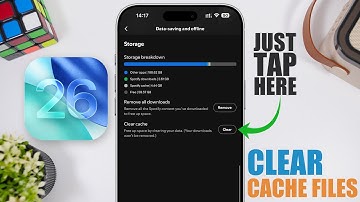 How To Clear iPhone CACHE - iOS 26 !