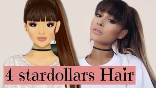 Stardoll Ariana Grande Hair Design Tutorial 4 stardollars