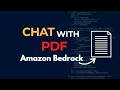 Chat with a PDF in Bedrock (for beginners)