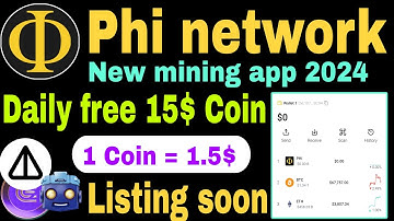 Phi network mining | new crypto mining 2024 | phi network new update | phi coin withdrawal