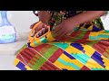 Removing stiffness from African print fabrics
