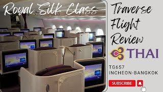 Thai Airways Royal Silk Class A350 Business Class Review Seoul-Bangkok