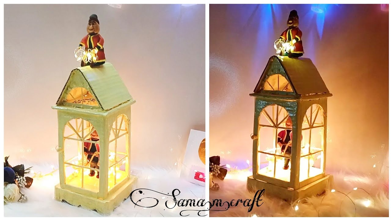 فانوس فنانيس من الكرتون حصرررى/فانوس رمضان|How to make a Ramadan lantern
