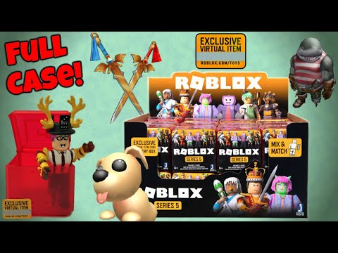 Roblox Full Case Celebrity Series 5 Blind Boxes Code Items Red Mystery Boxes Youtube - roblox celebrity collection series 5 bethink 3 mini figure with