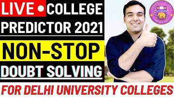 Live College Predictor 2021 (With College Rankings) | Predict Your Delhi University College