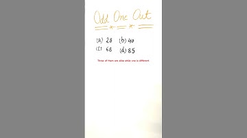 Odd One Out Reasoning #reasoning #oddoneout