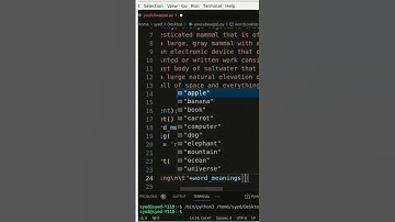 English Dictionary in python tkinter
