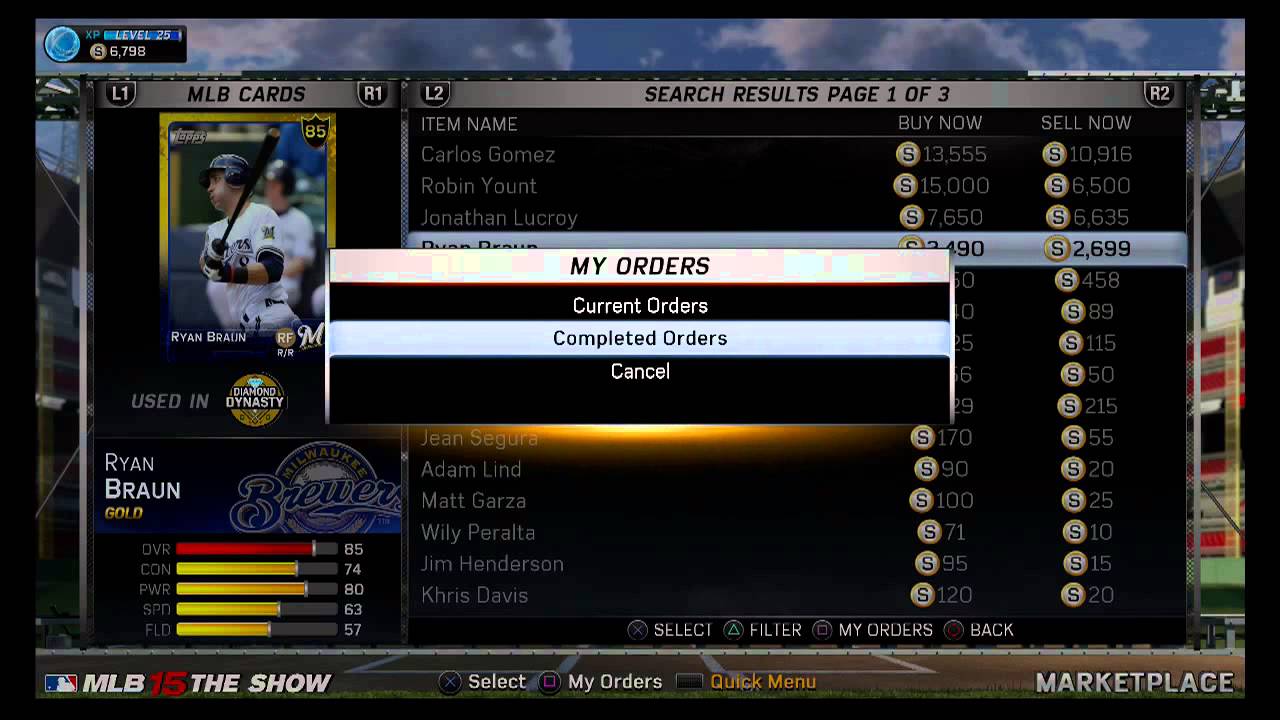 MLB15: MLB 15 THE SHOW: DIAMOND DYNASTY MARKET TALK